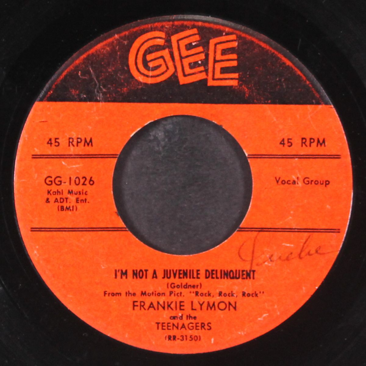 i'm not a juvenile delinquent / baby, baby by FRANKIE LYMON & TEENAGERS