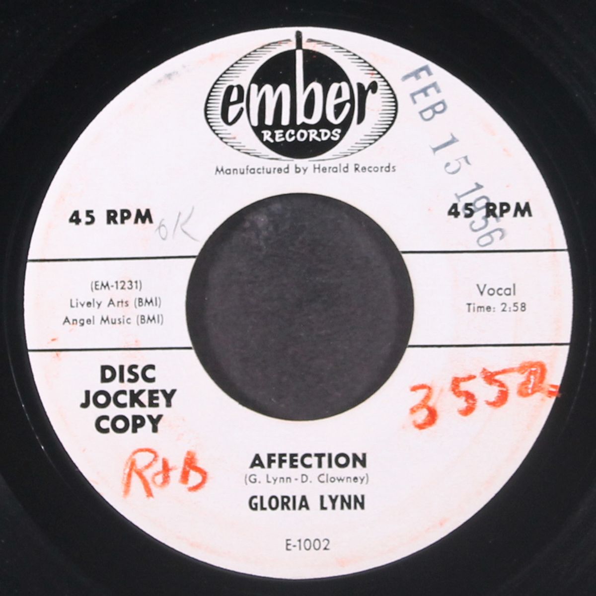 cool daddy / affection by GLORIA LYNN