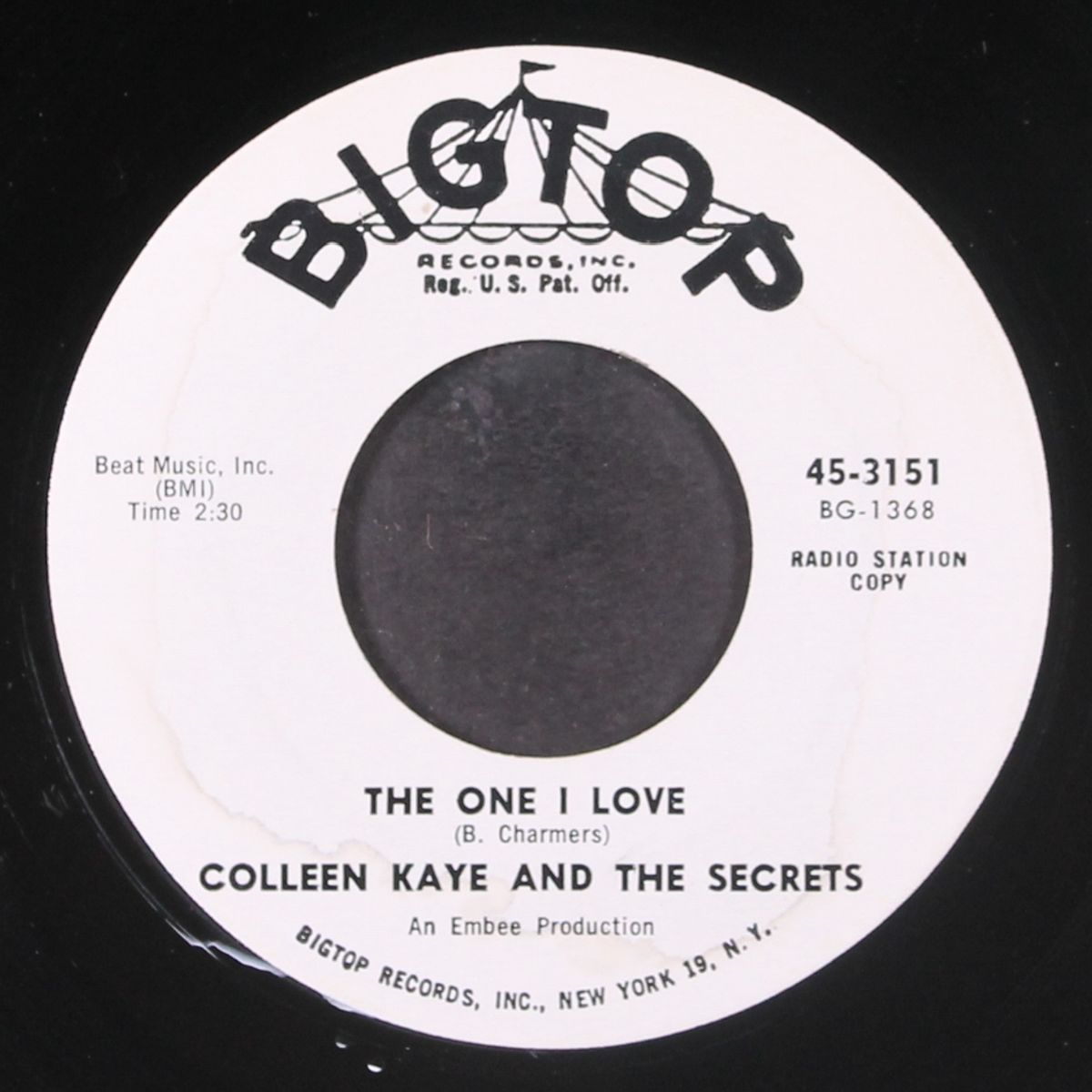 joey's diamond ring / the one i love by COLLEEN KAYE & SECRETS