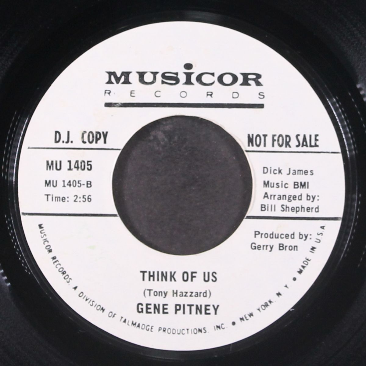a street called hope / think of us by GENE PITNEY