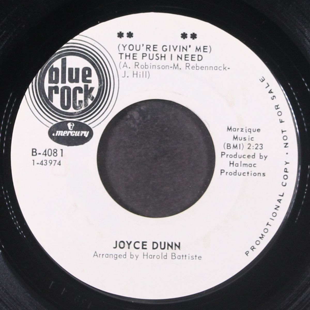 turn away from darkness / the push i need by JOYCE DUNN