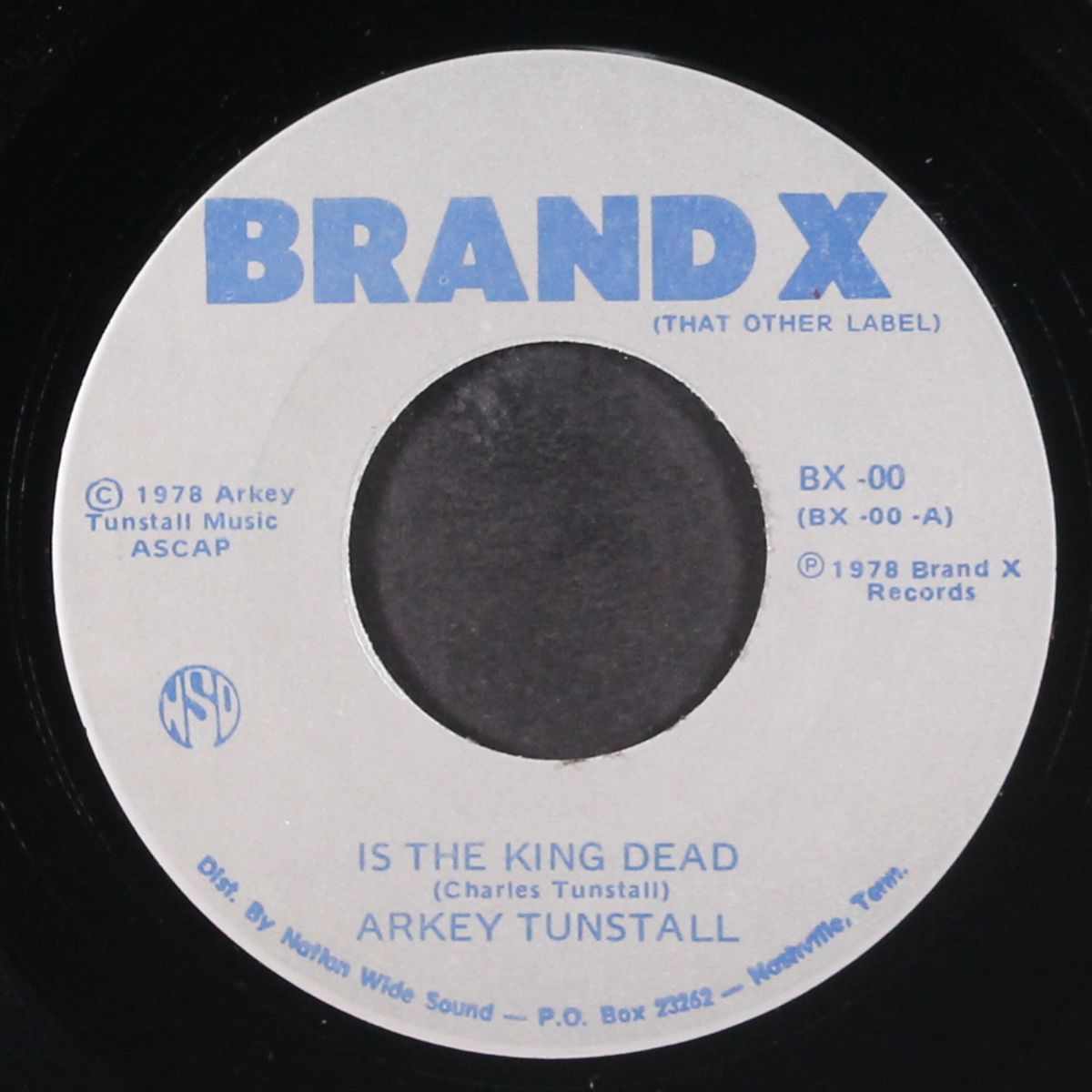is the king dead / as i see it by ARKEY TUNSTALL