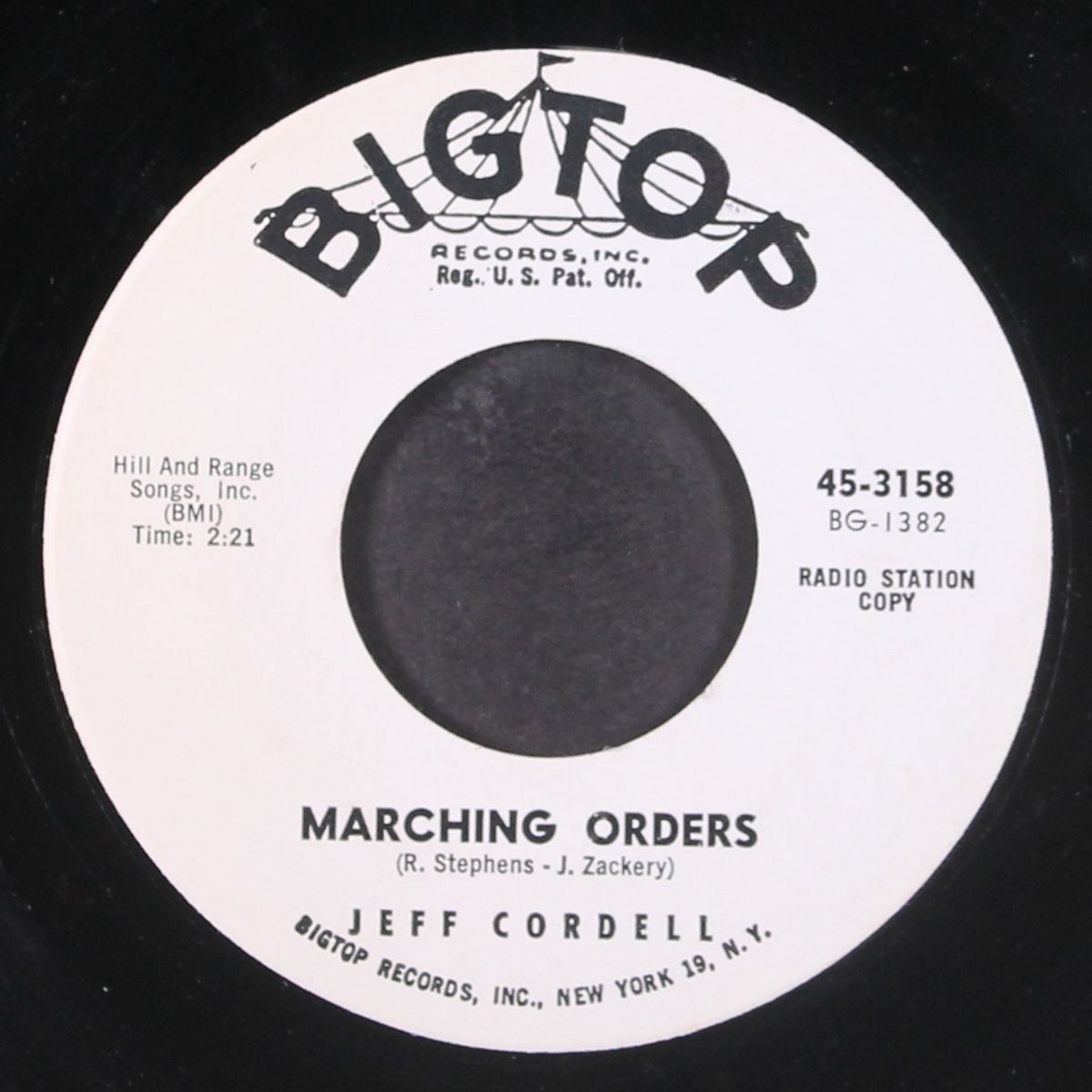 marching orders / oh magic spring by JEFF CORDELL