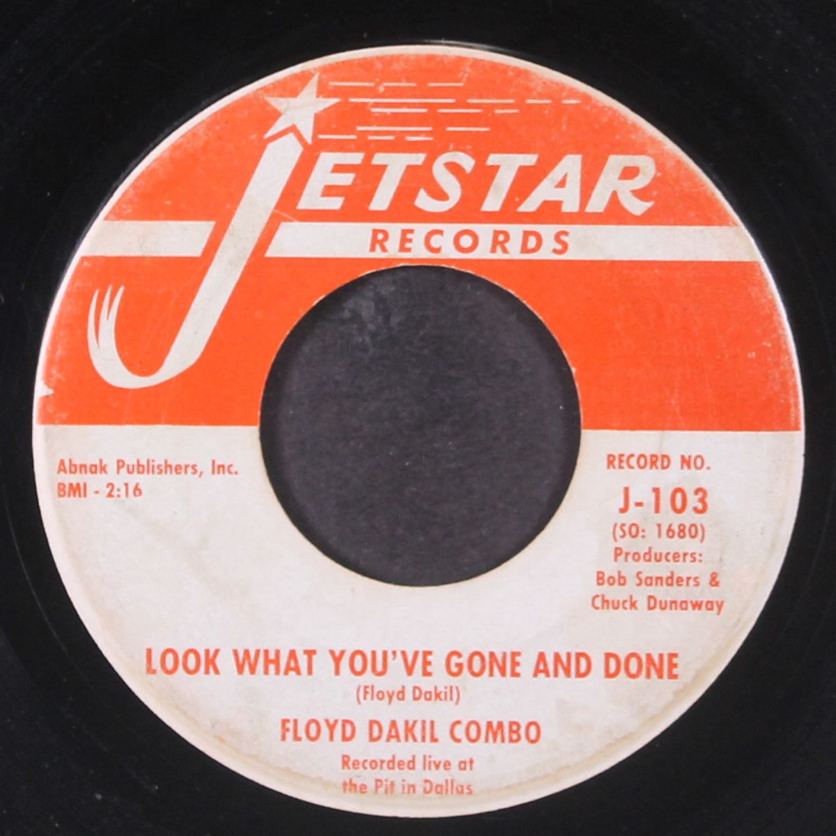 dance, franny, dance / look what you've gone & done by FLOYD DAKIL COMBO