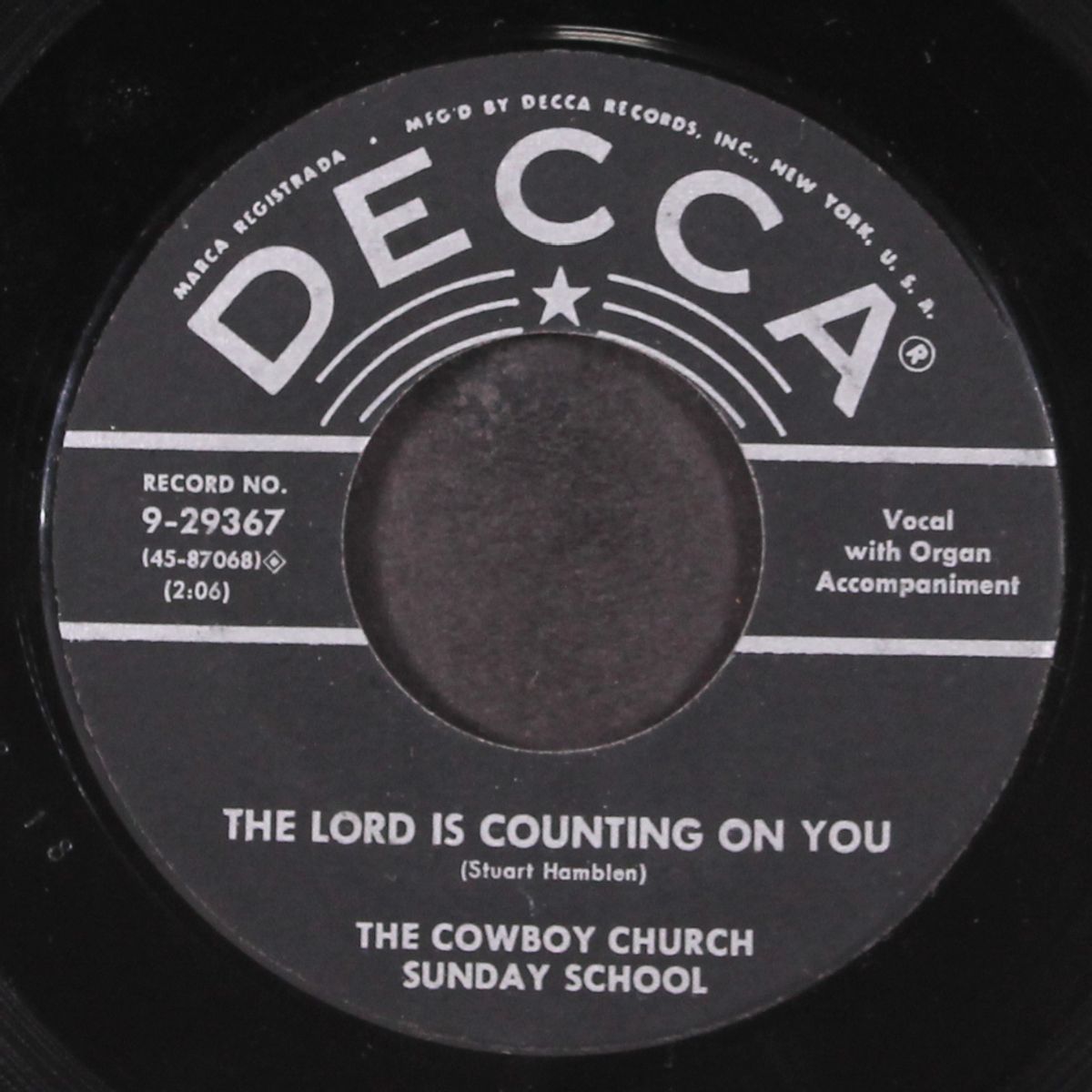 open up your heart / the lord is counting on you by COWBOY CHURCH SUNDAY SCHOOL