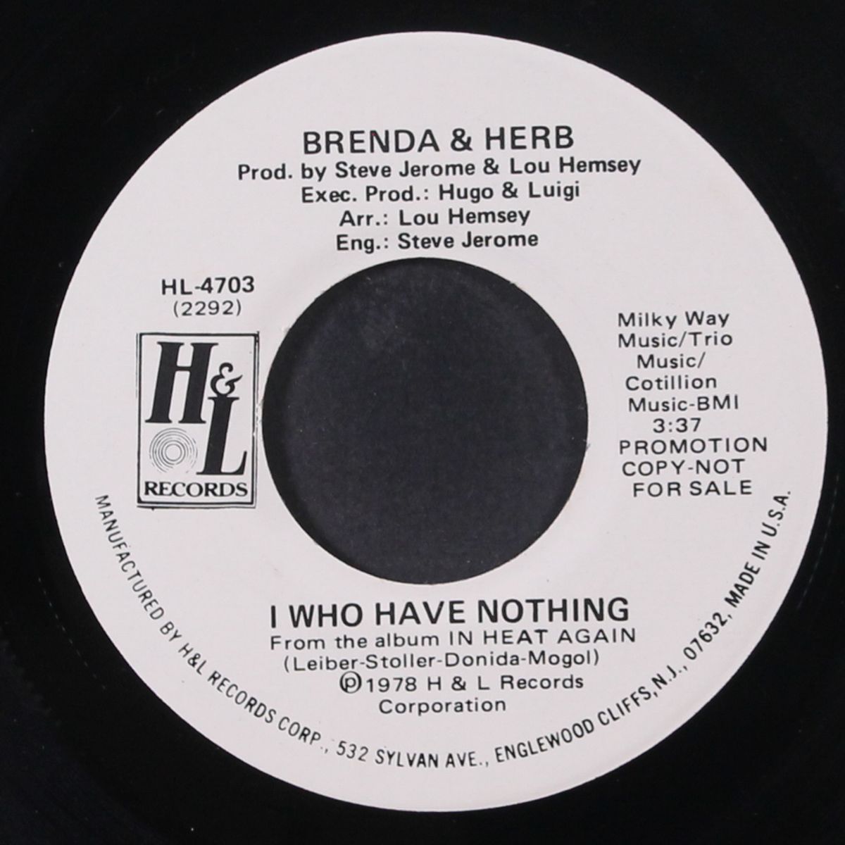 i who have nothing / same by BRENDA & HERB