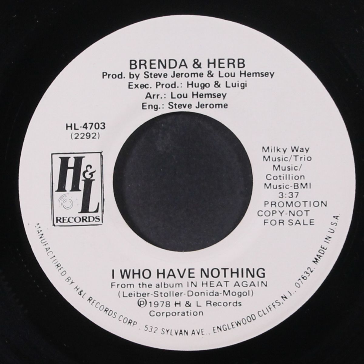 i who have nothing / same by BRENDA & HERB