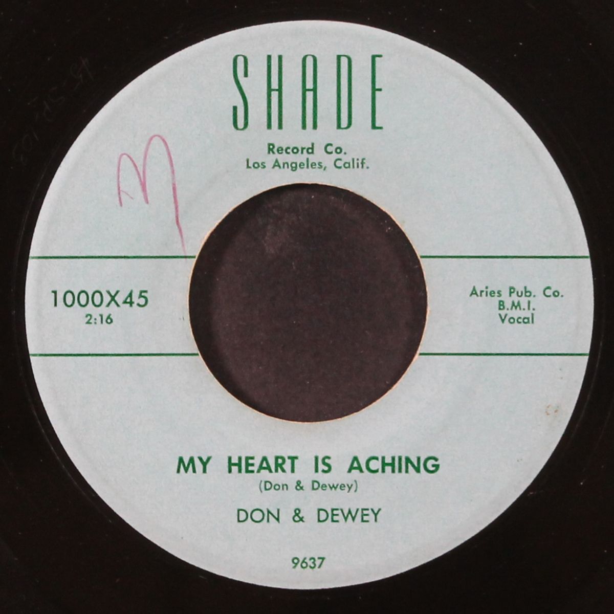 miss sue / my heart is aching by DON & DEWEY