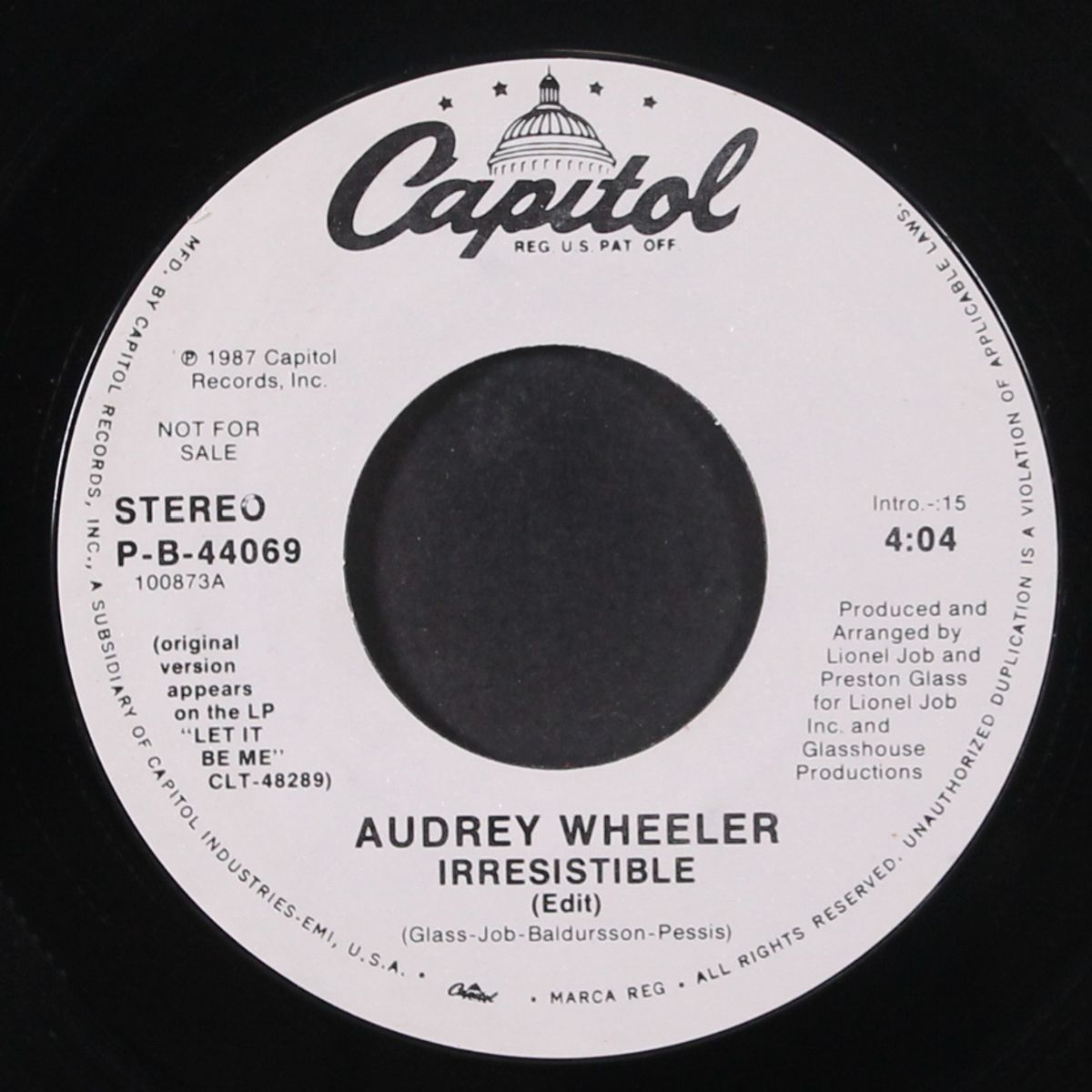 irresistible / same by AUDREY WHEELER