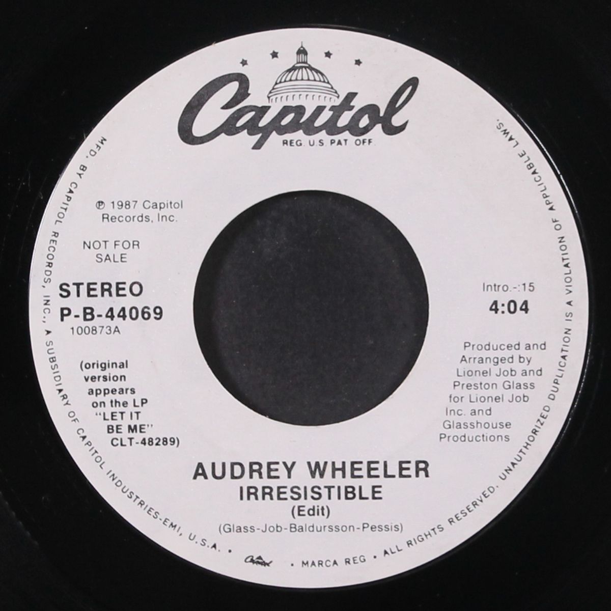 irresistible / same by AUDREY WHEELER