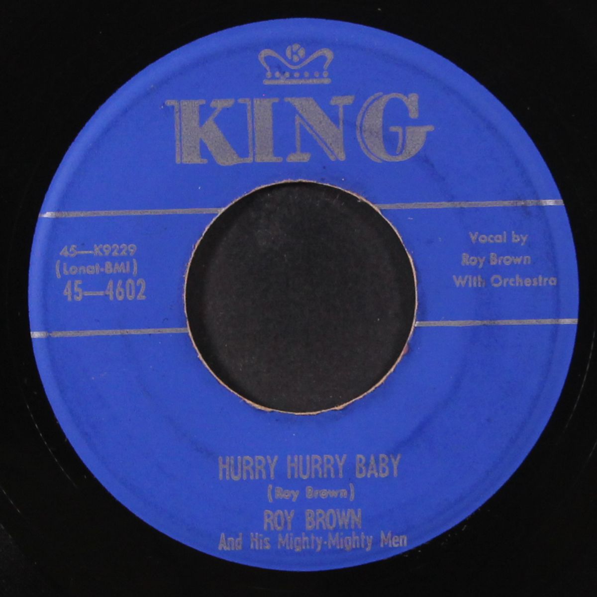 hurry hurry baby / travelin' man by ROY BROWN