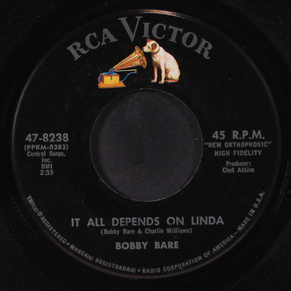 500 miles away from home / it all depends on linda by BOBBY BARE