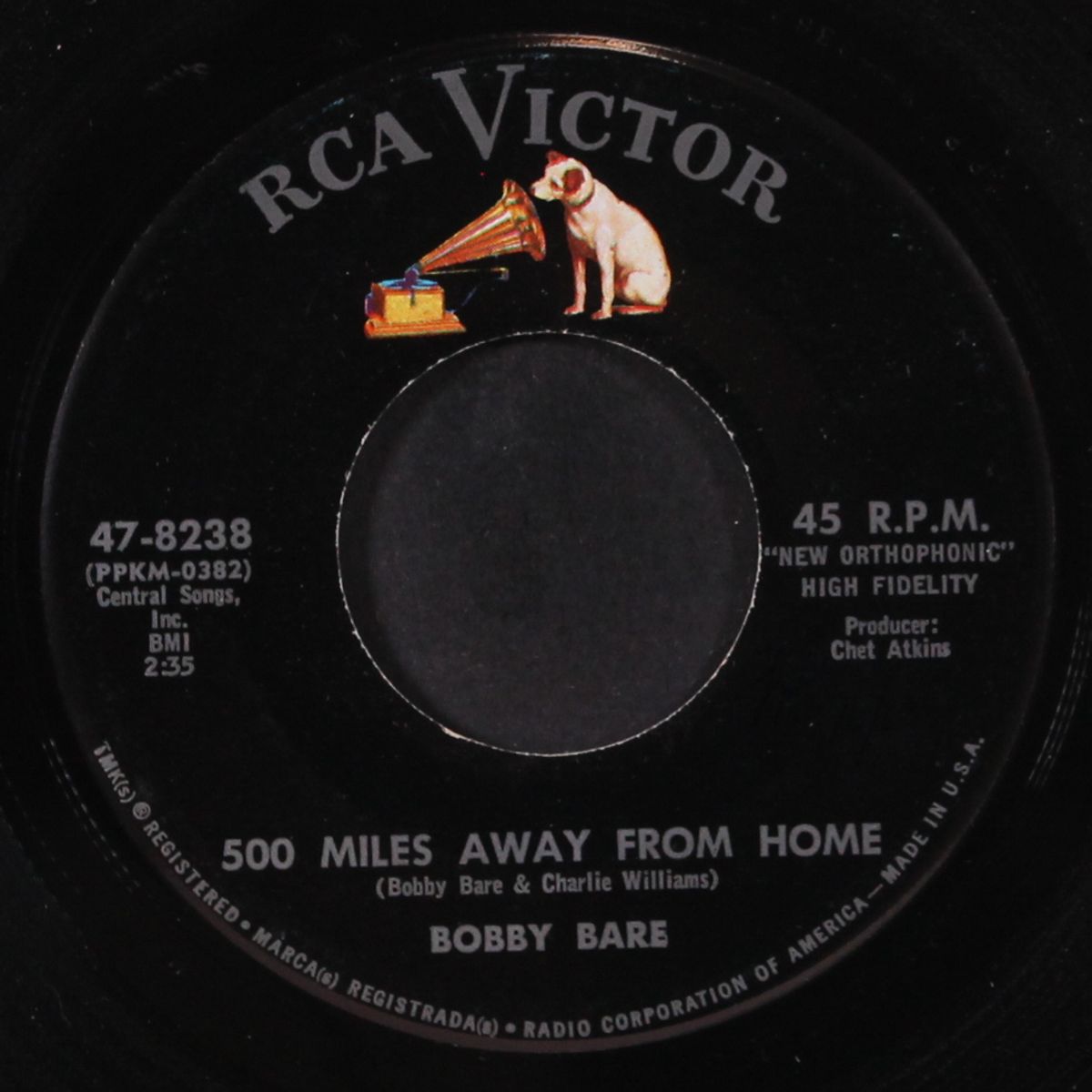 500 miles away from home / it all depends on linda by BOBBY BARE