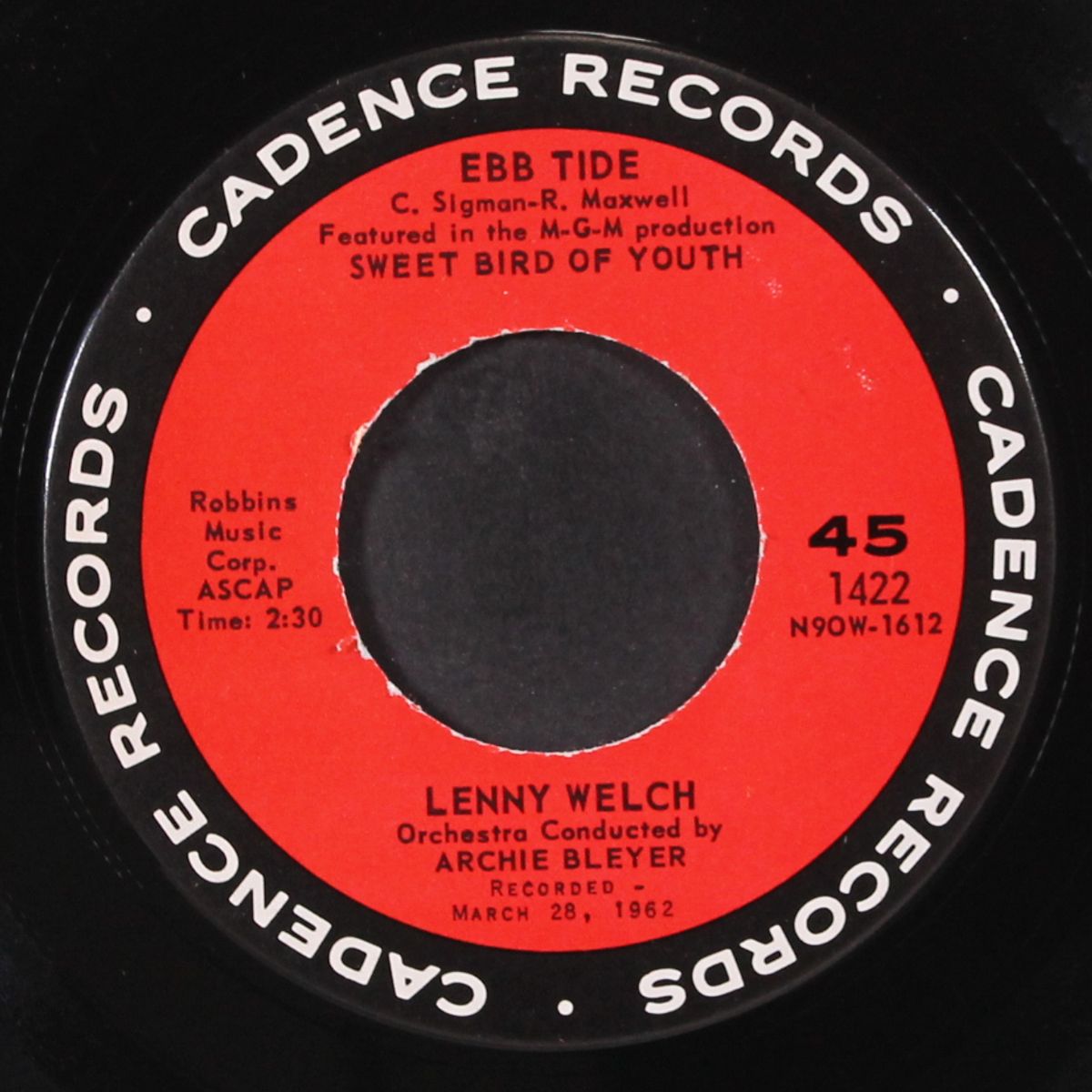 congratulations, baby / ebb tide by LENNY WELCH