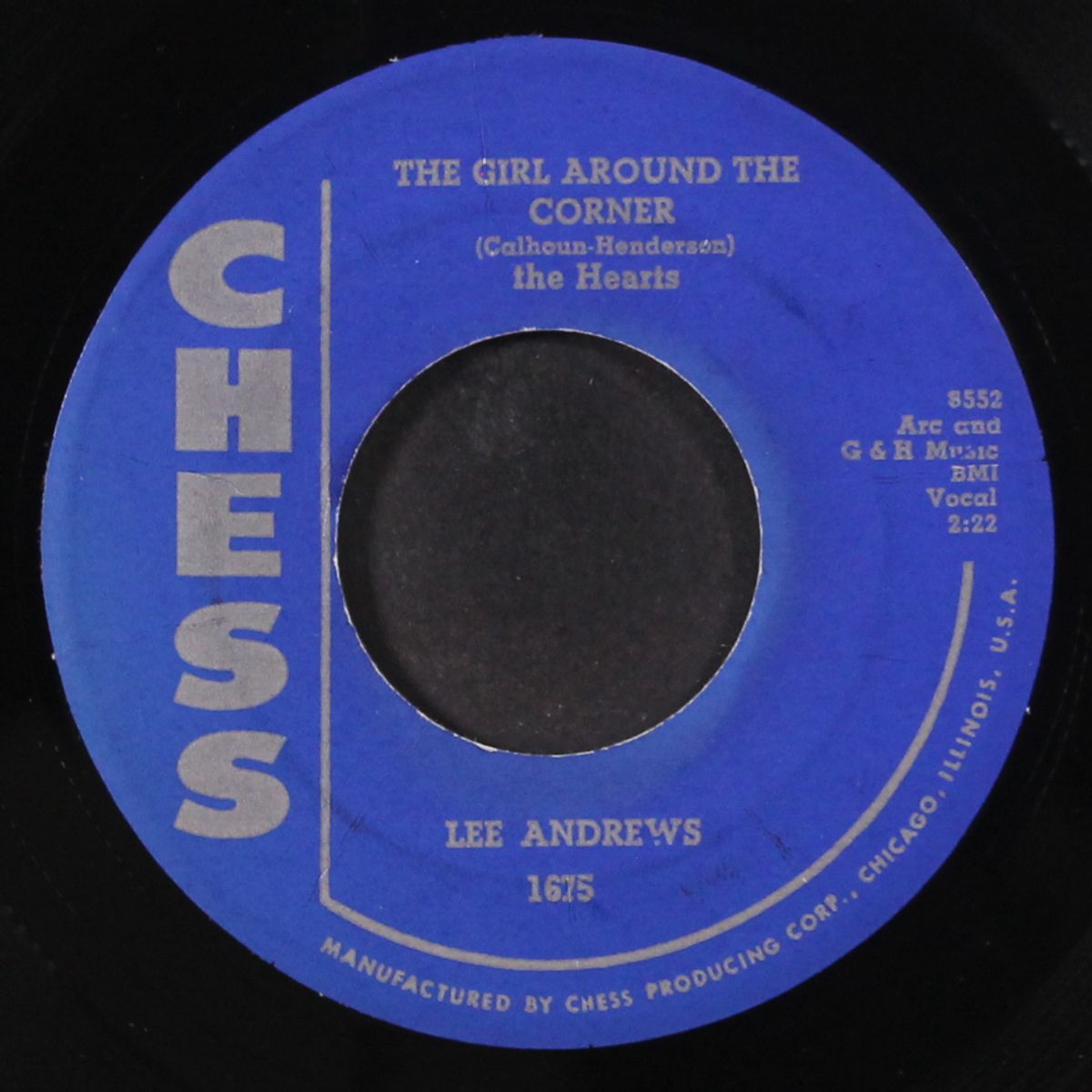 tear drops / the girl around the corner by LEE ANDREWS & HEARTS