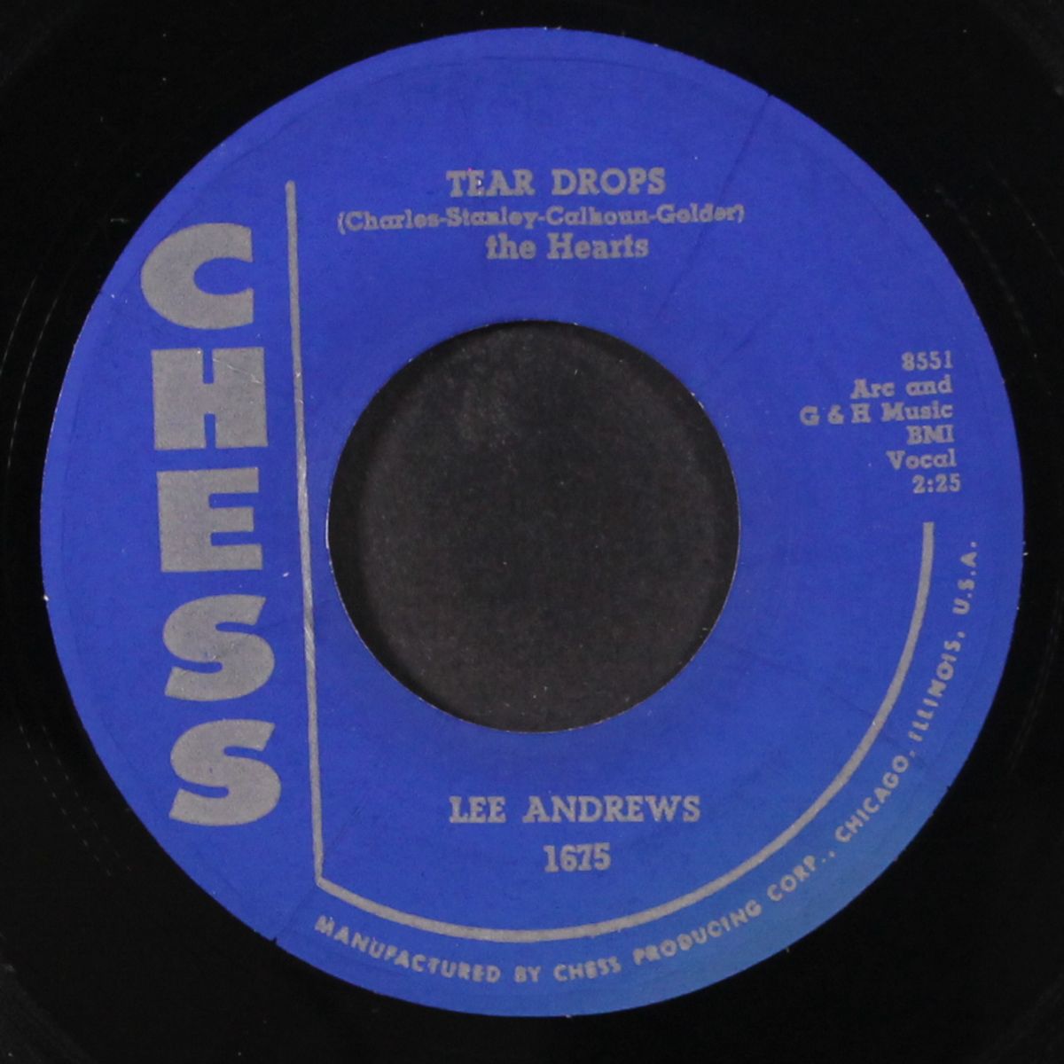 tear drops / the girl around the corner by LEE ANDREWS & HEARTS