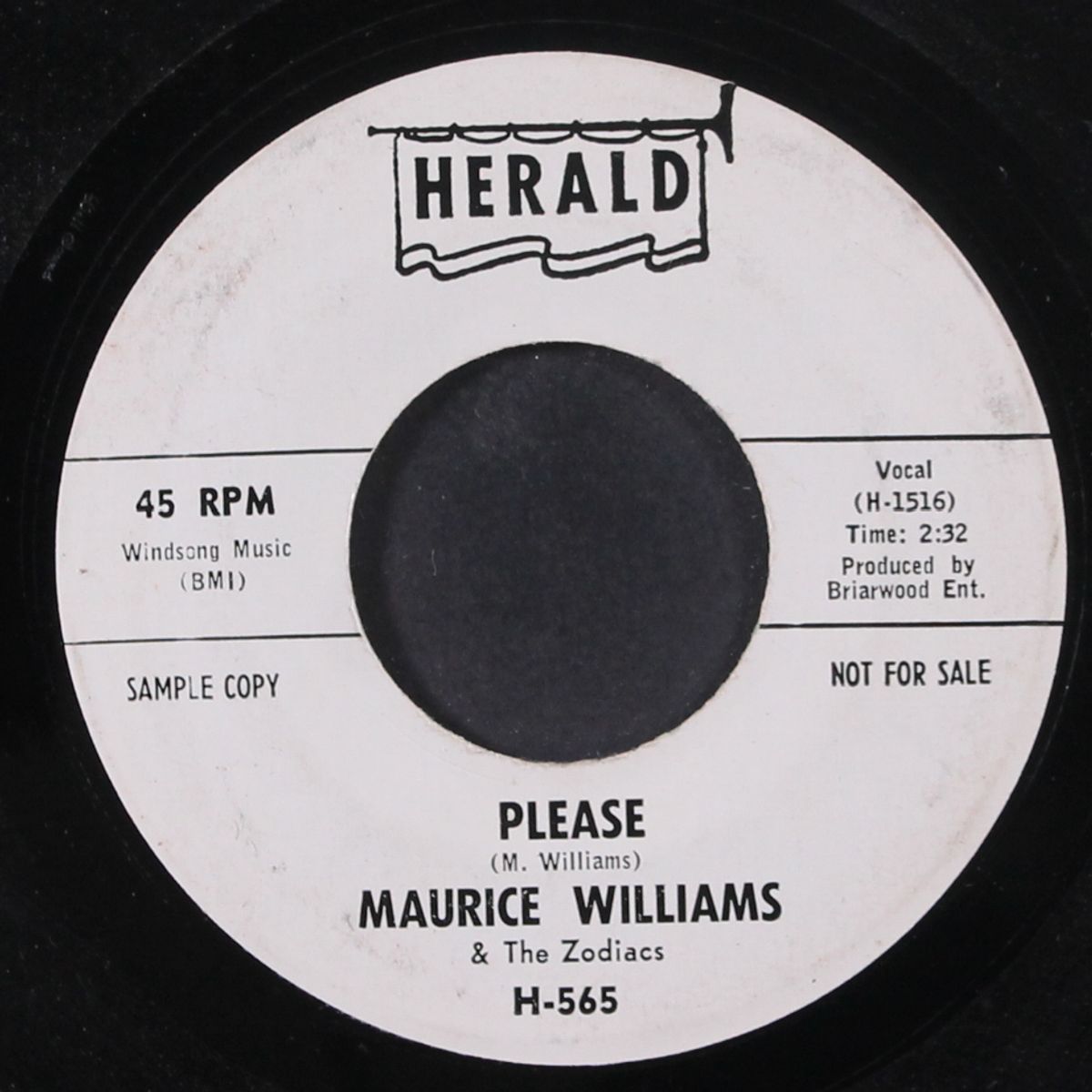 please / high blood pressure by MAURICE WILLIAMS & ZODIACS