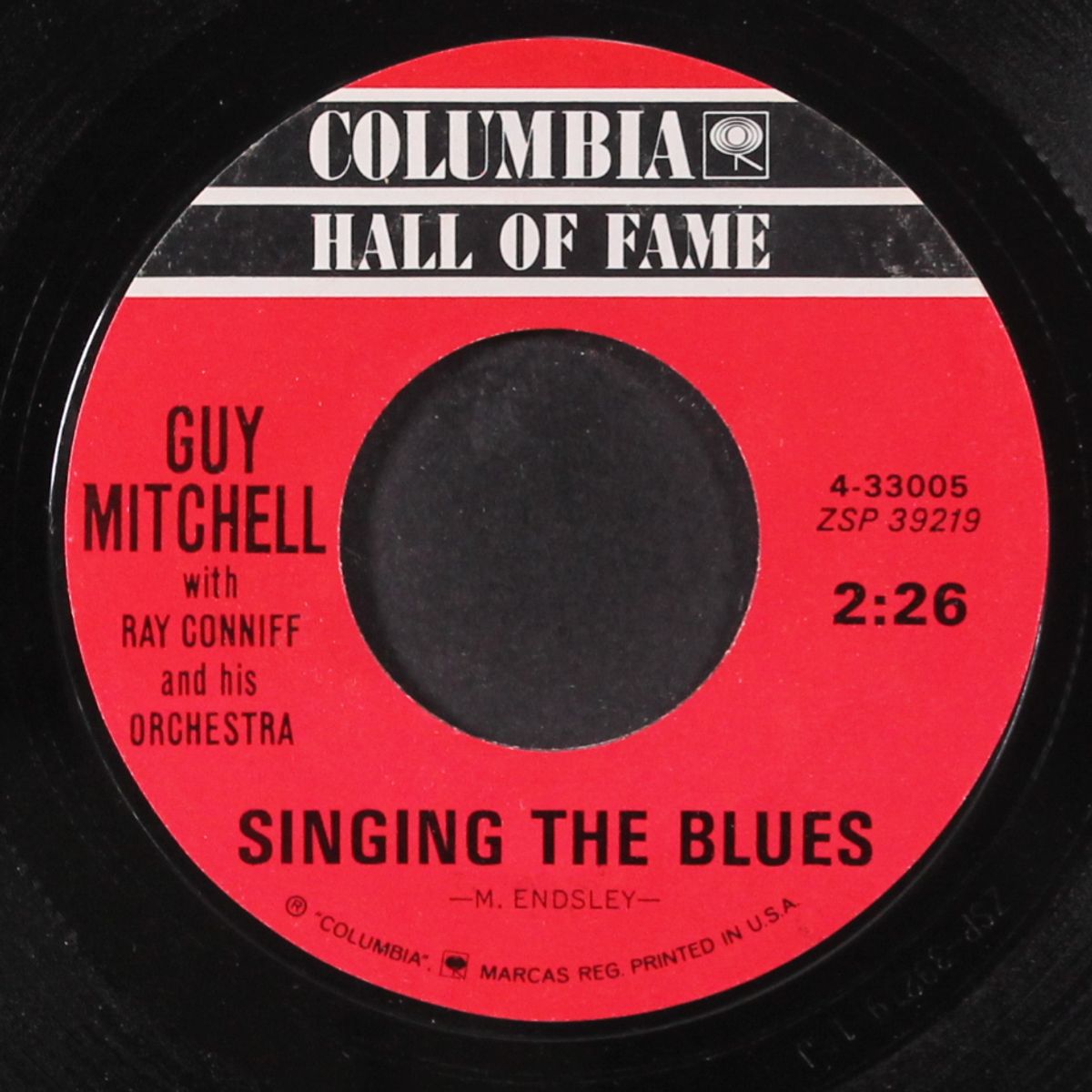 singing the blues / heartaches by the number by GUY MITCHELL