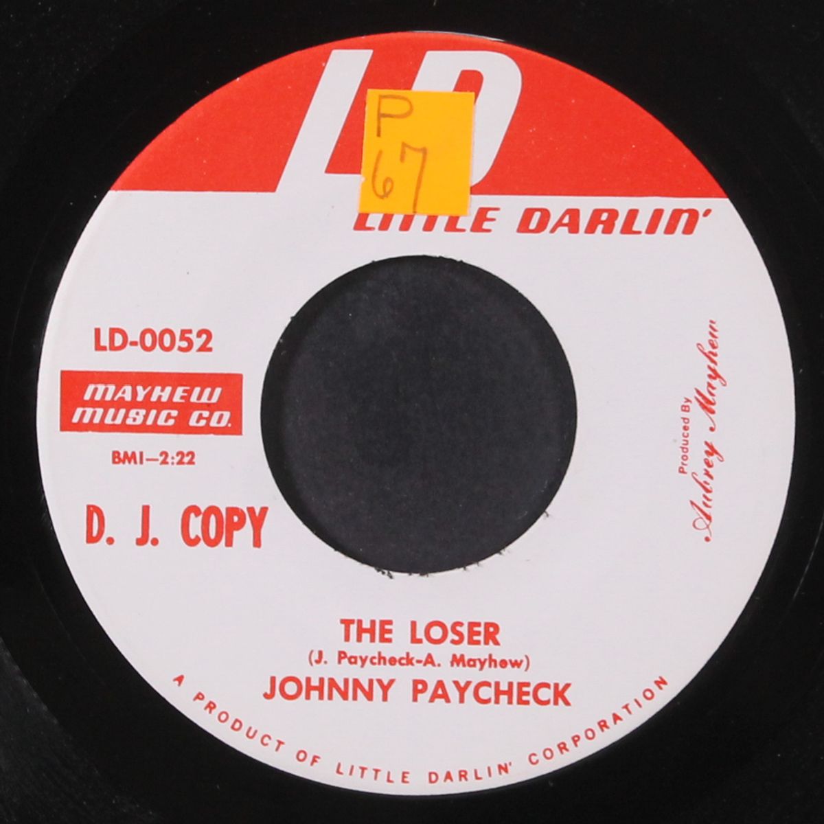 the loser / california dreams by JOHNNY PAYCHECK