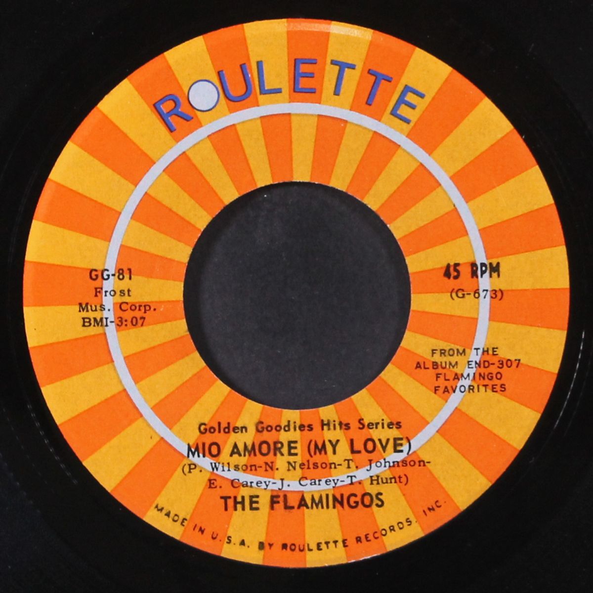 when i fall in love / mio amore (my love) by FLAMINGOS
