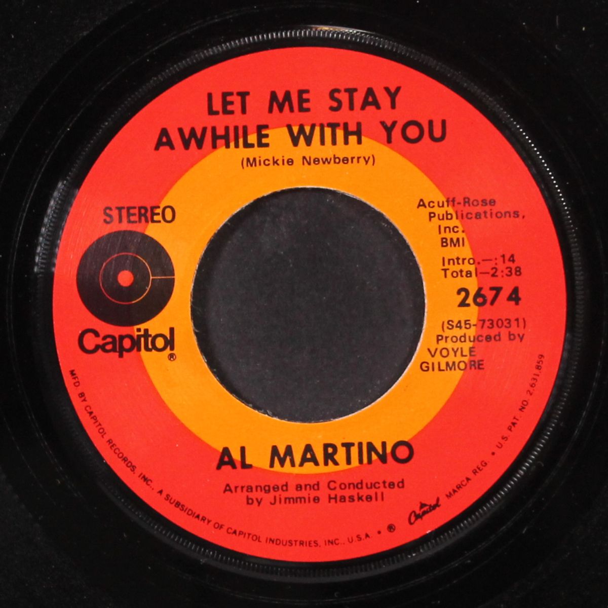i started loving you again by AL MARTINO