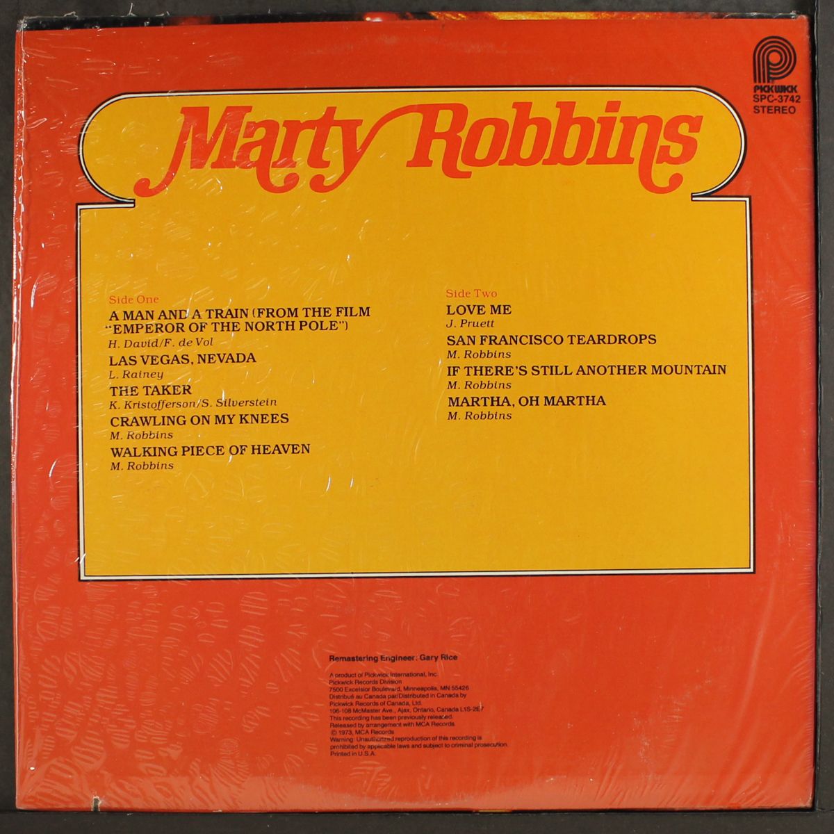 marty robbins by MARTY ROBBINS