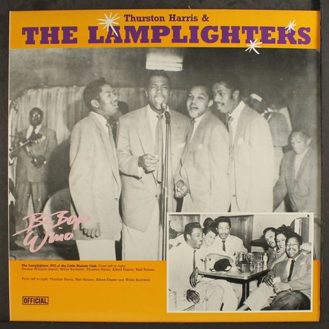 THURSTON HARRIS & LAMPLIGHTERS