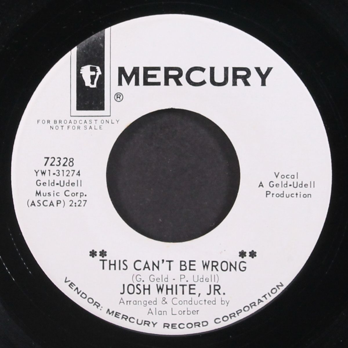 i can't run away by JOSH WHITE, JR.