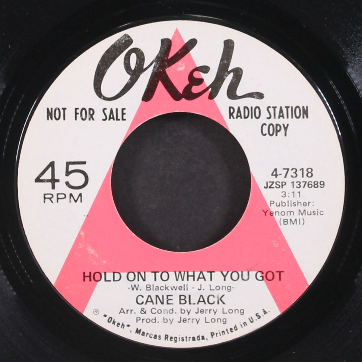 hold on to what you got by CANE BLACK