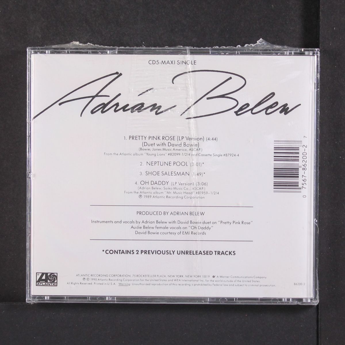 pretty pink rose by ADRIAN BELEW W/ DAVID BOWIE