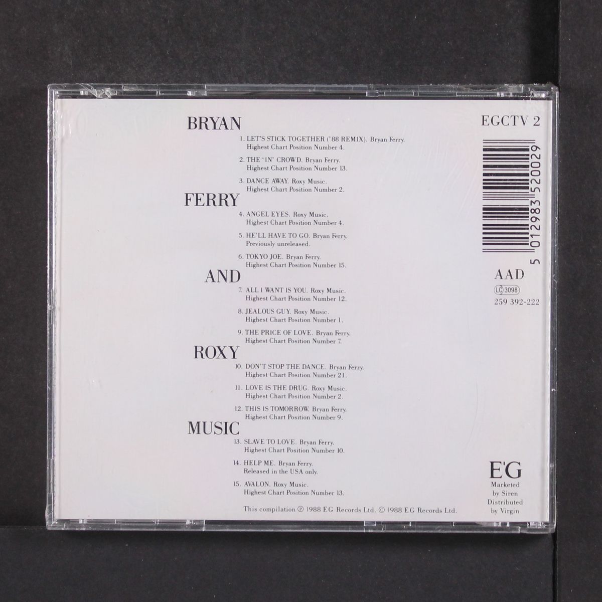 the ultimate collection by BRYAN FERRY / ROXY MUSIC