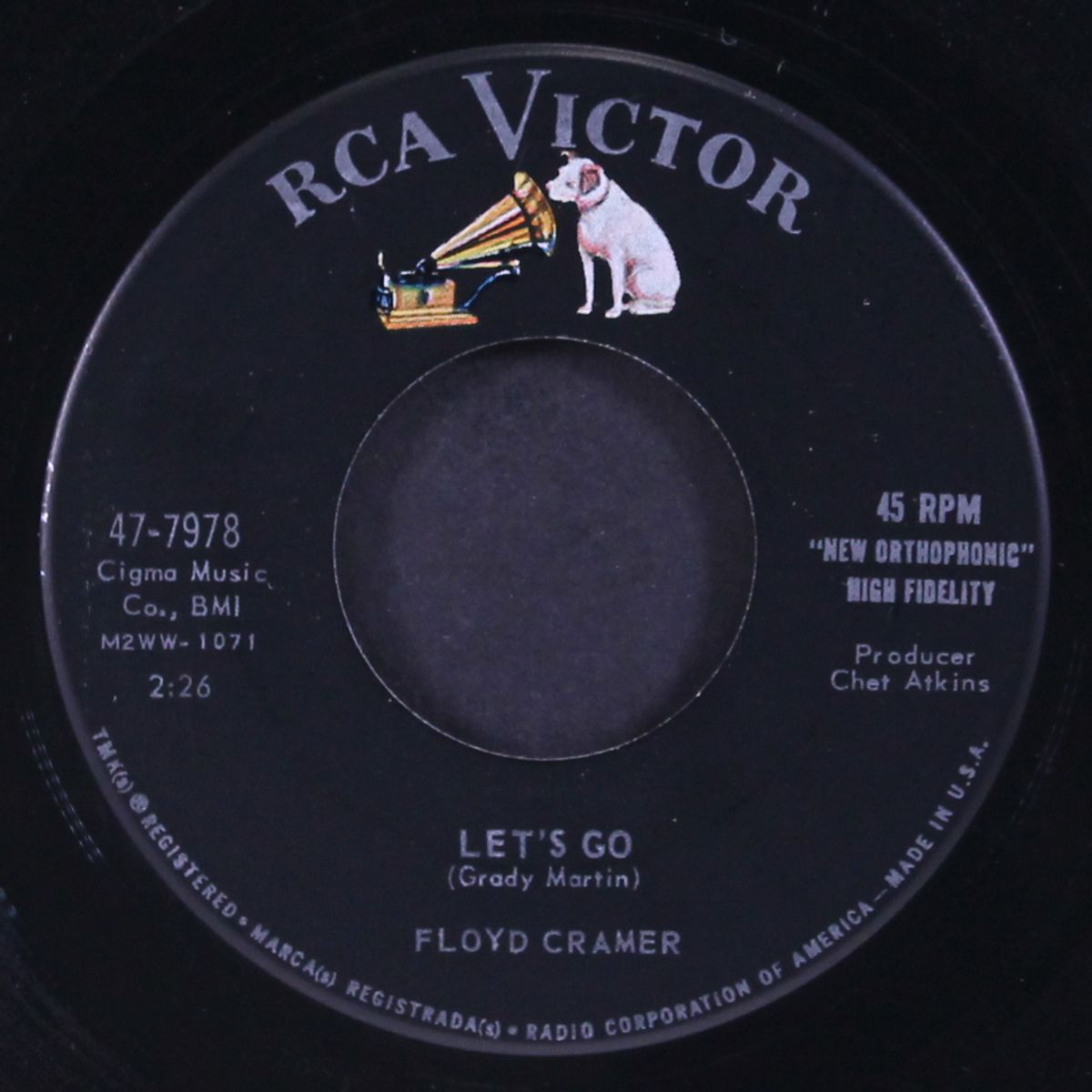 chattanooga choo choo / let's go by FLOYD CRAMER