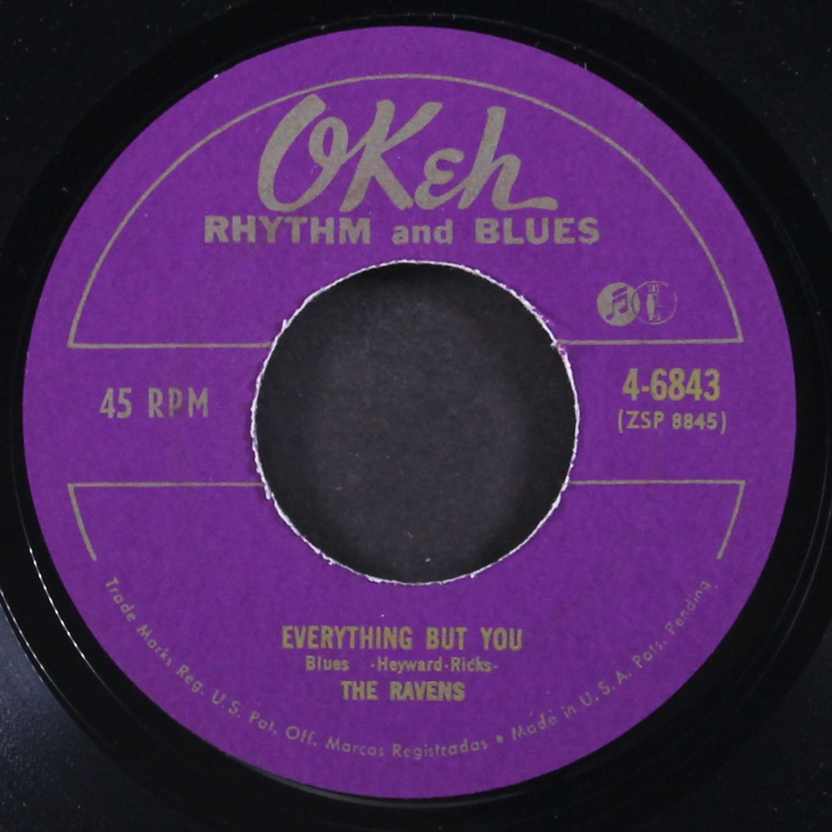 that old gang of mine / everything but you by RAVENS