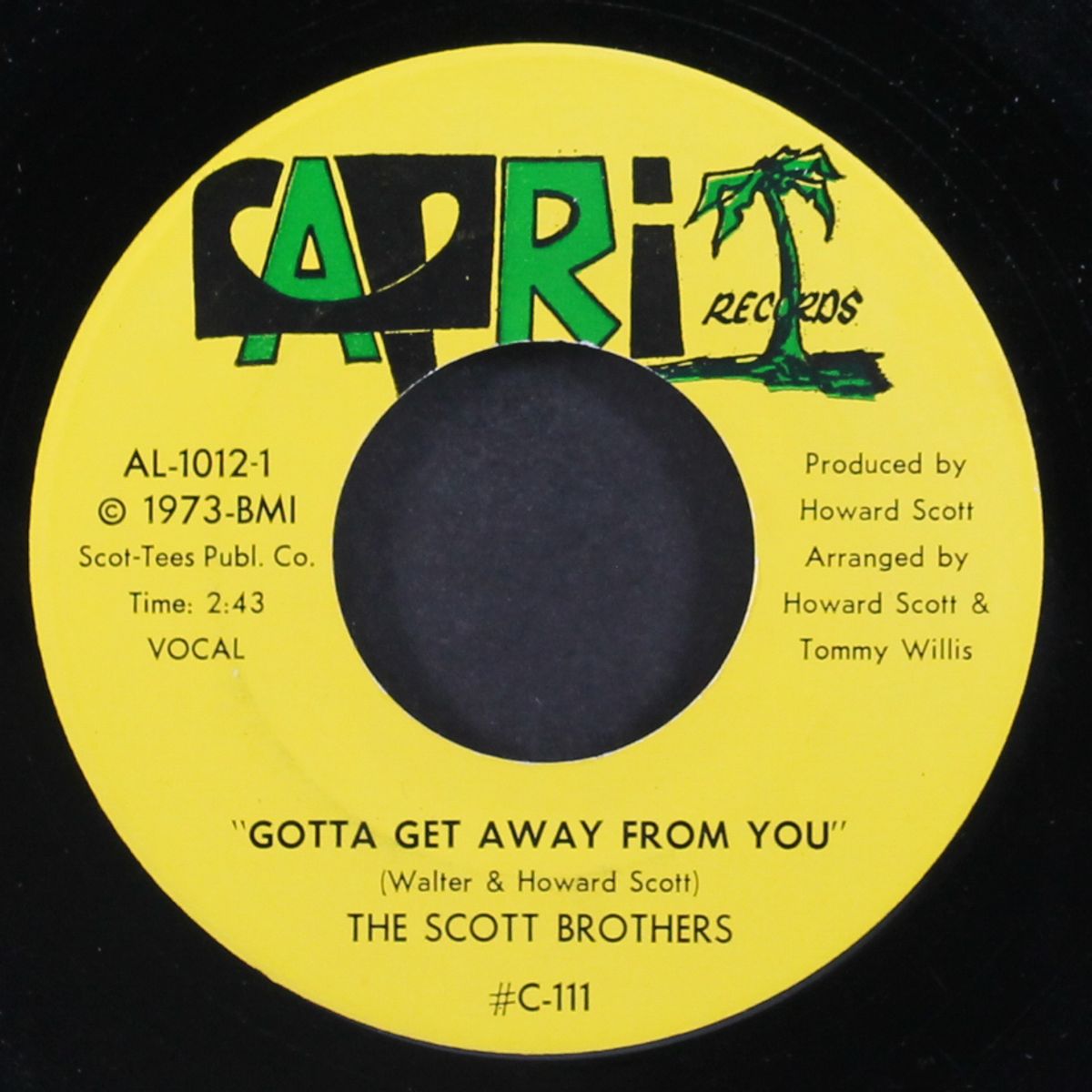 gotta get away from you / side tracking by SCOTT BROTHERS