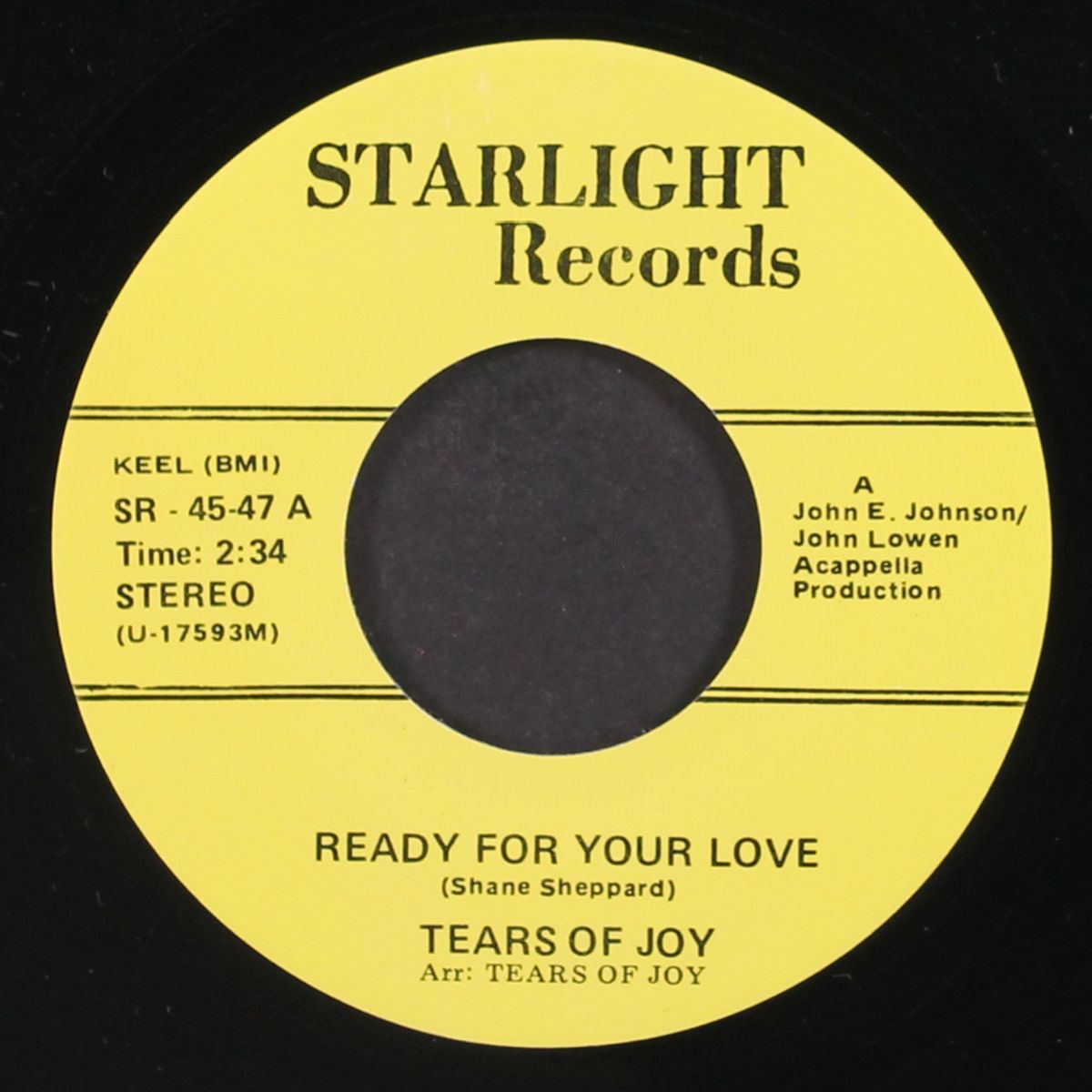 ready for your love / my girl by TEARS OF JOY