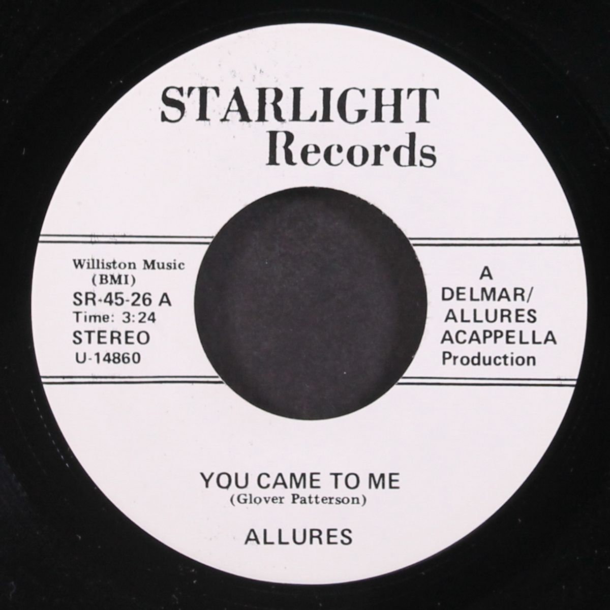 you came to me by ALLURES
