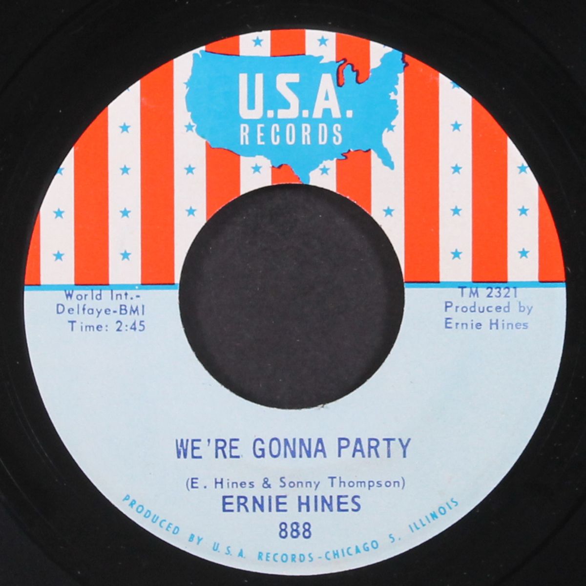 thank you baby / we're gonna party by ERNIE HINES