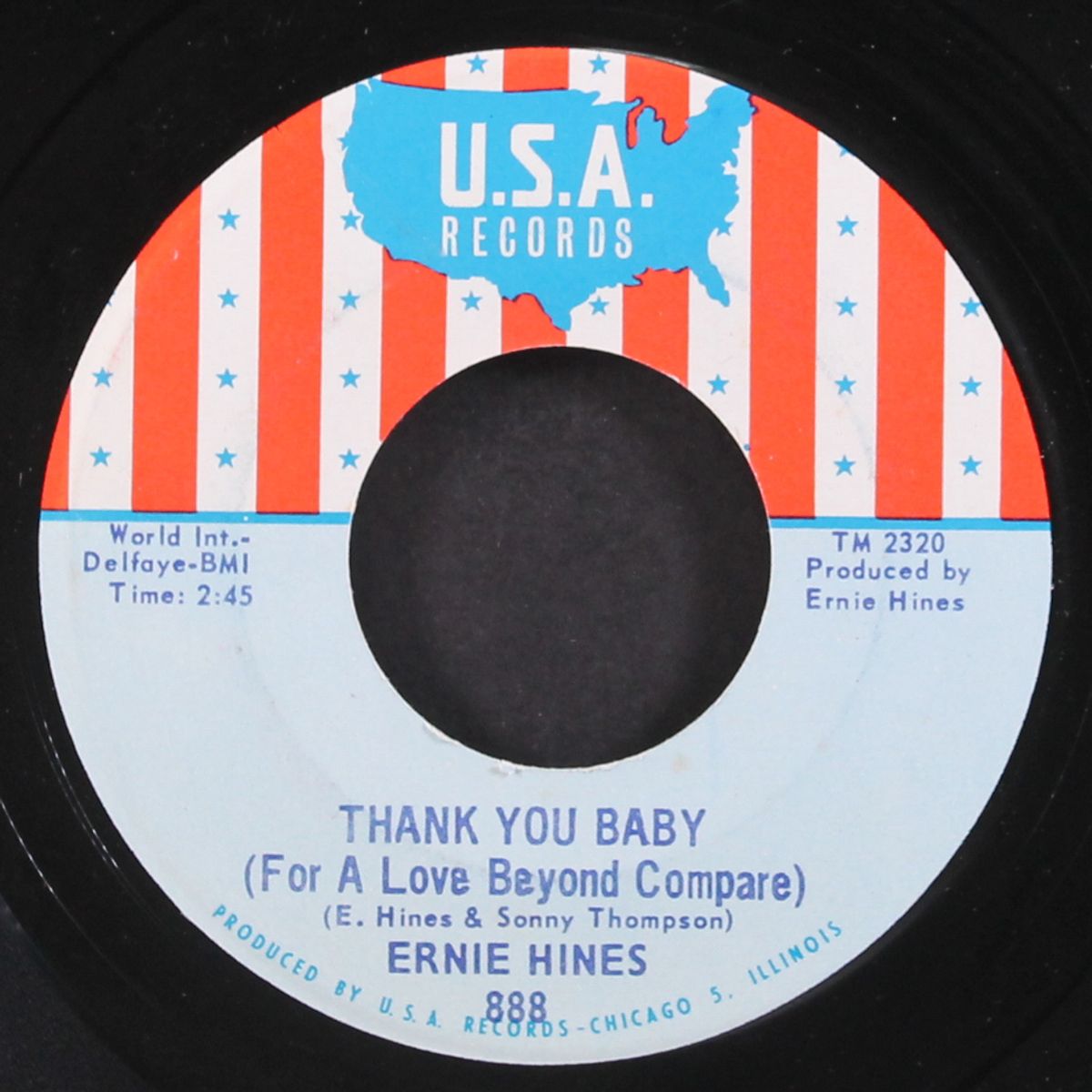 thank you baby / we're gonna party by ERNIE HINES