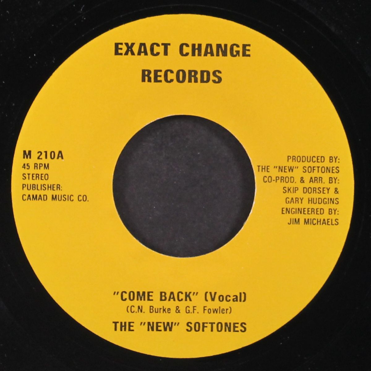 come back / instrumental by NEW SOFTONES