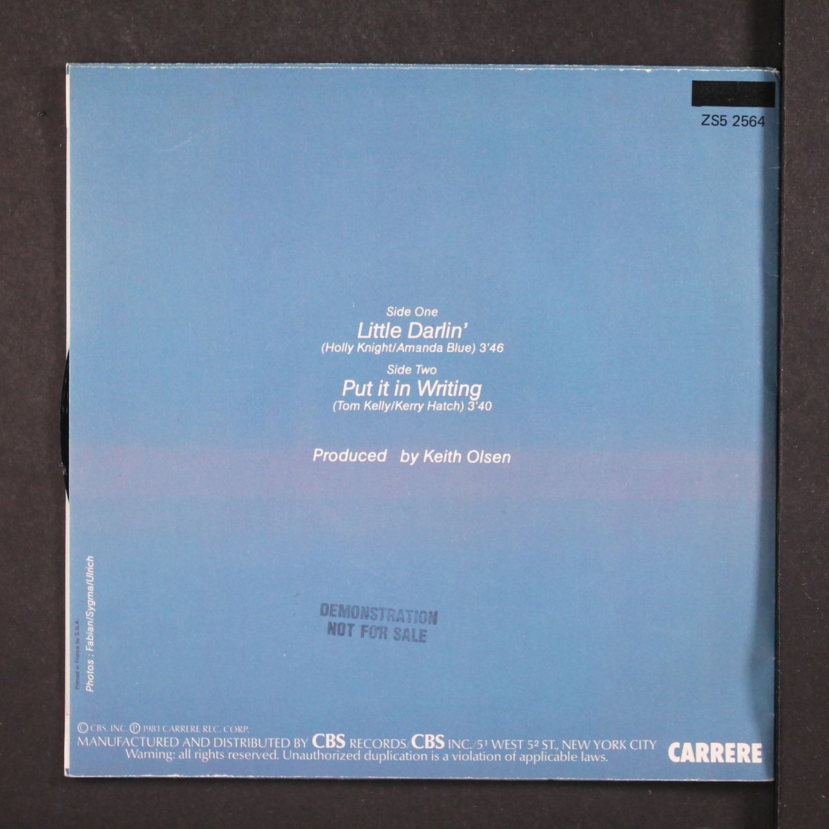 little darlin' / put in writing by SHEILA