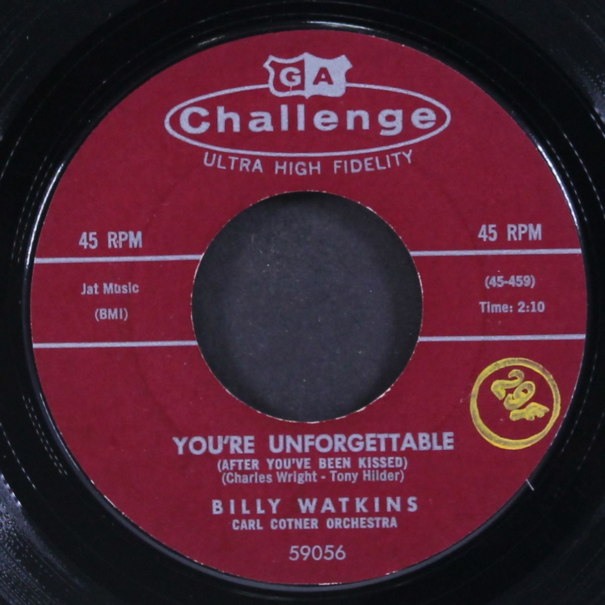 rendezvous / you're unforgettable by BILLY WATKINS