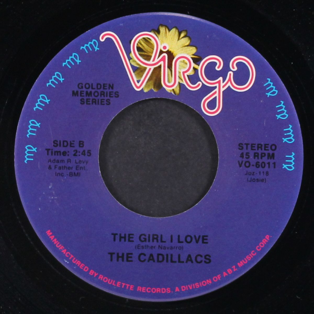 speedoo / the girl i love by CADILLACS