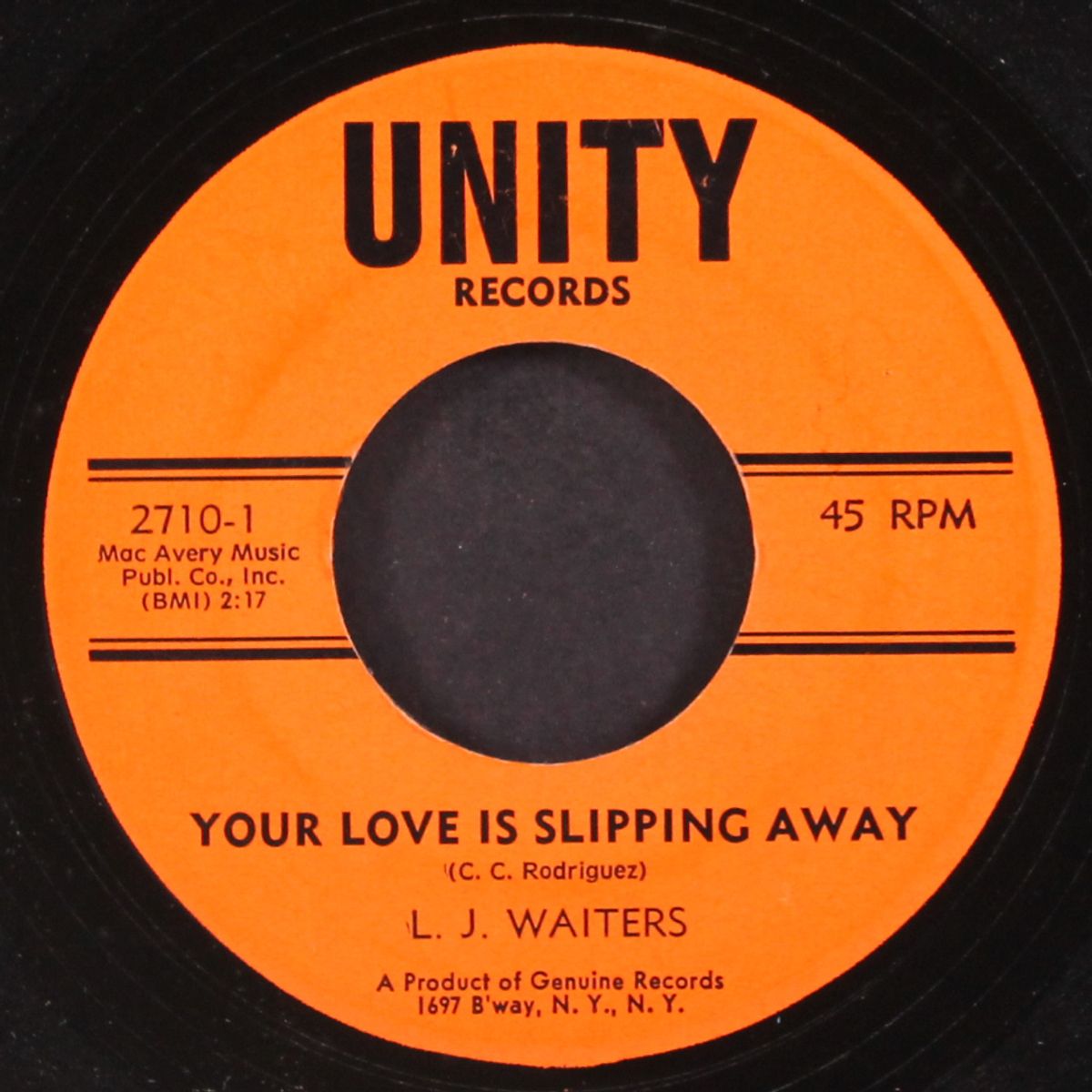 in the same old way / your love is slipping away by L.J. WAITERS