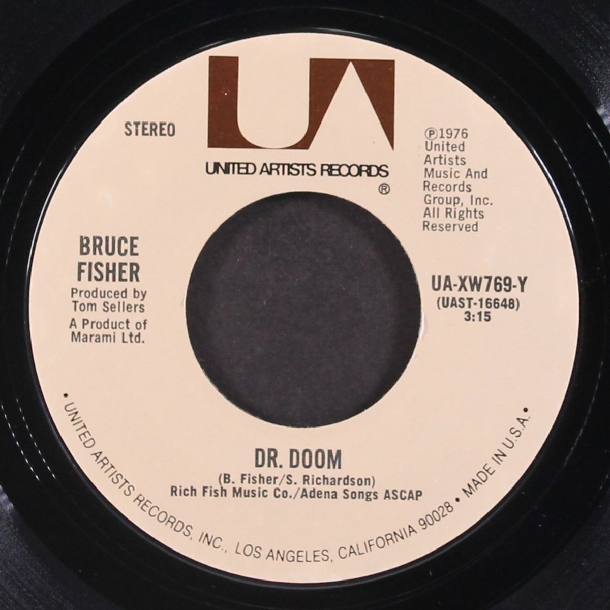 at the end of a love affair / dr. doom by BRUCE FISHER