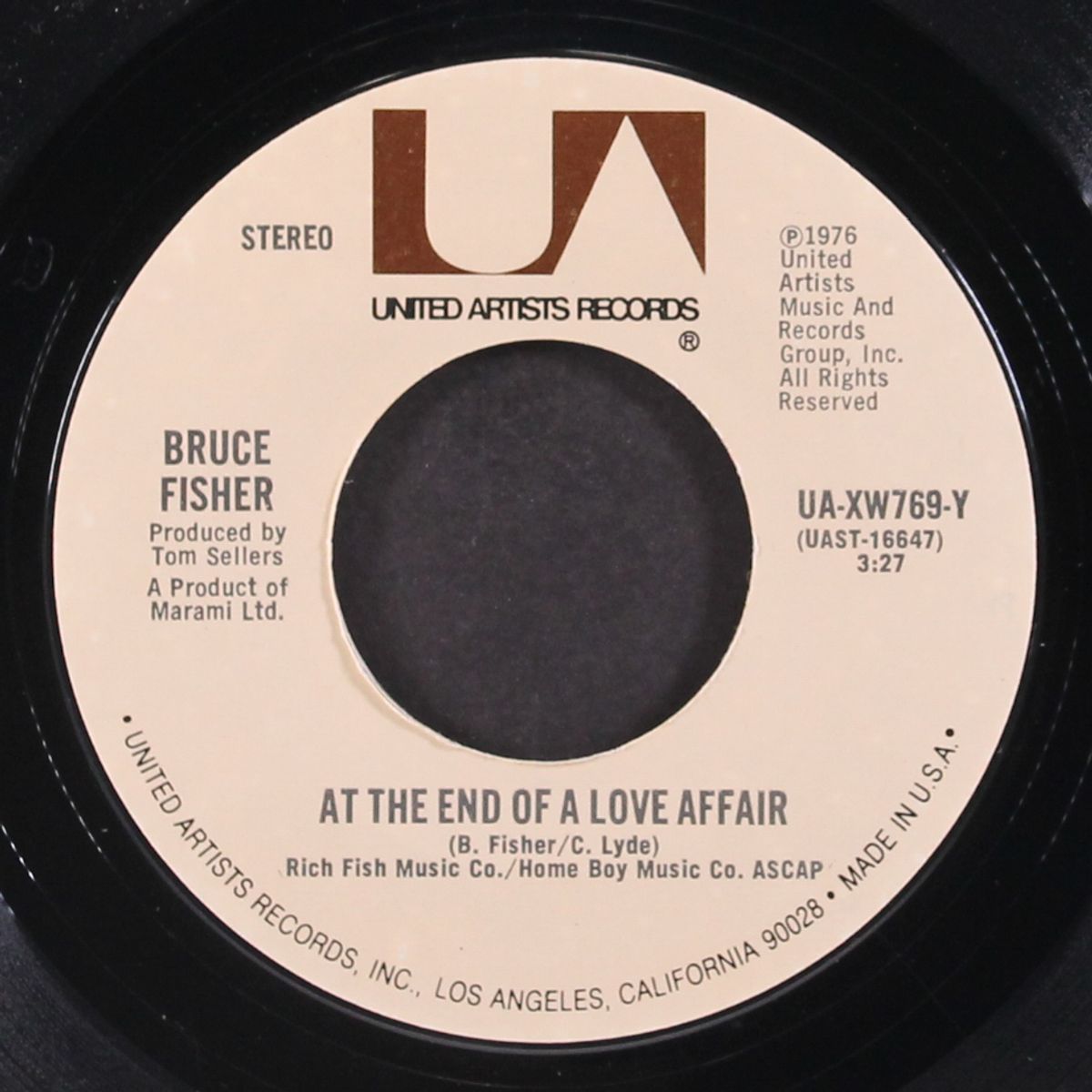 at the end of a love affair / dr. doom by BRUCE FISHER