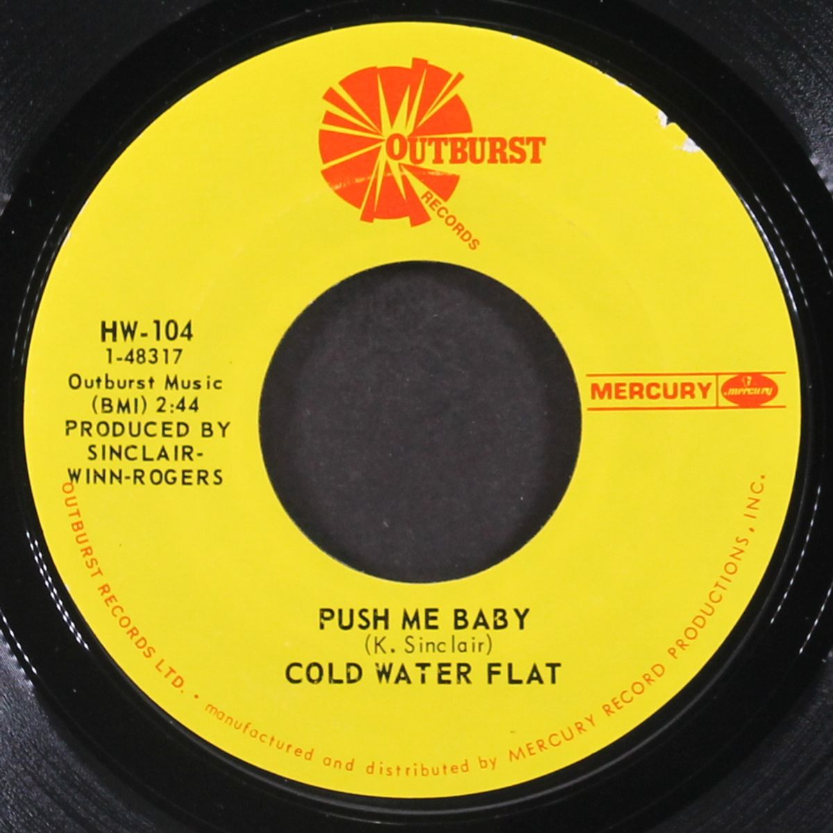 push me baby / prestige symbol by COLD WATER FLAT