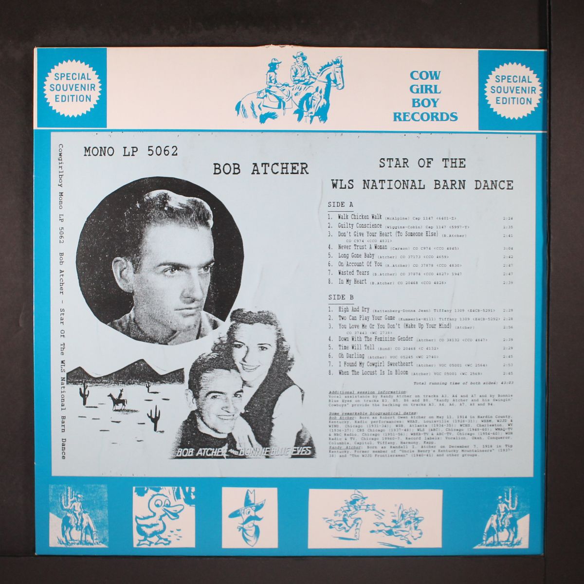 star of the wls barn dance by BOB ATCHER