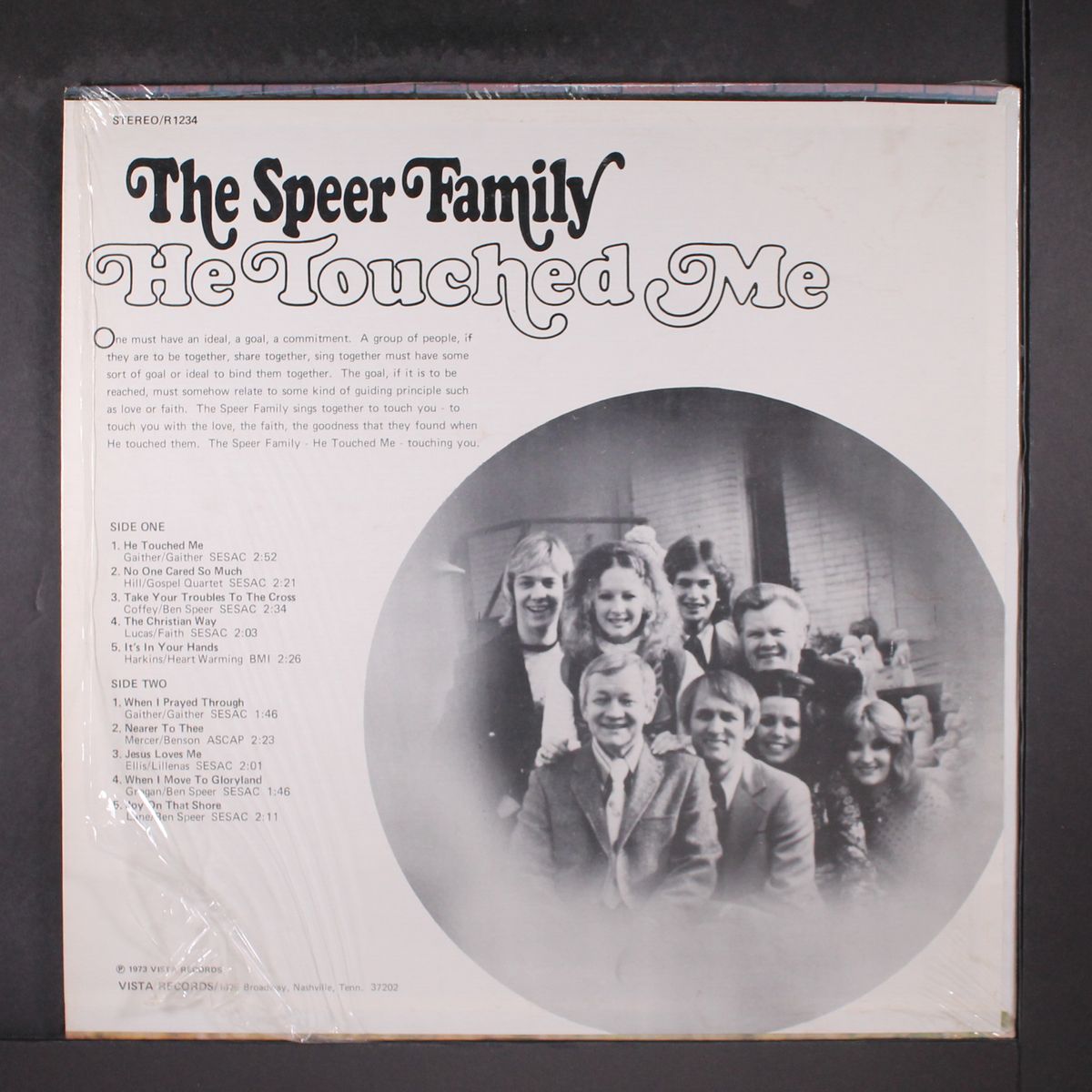he touched me by SPEER FAMILY