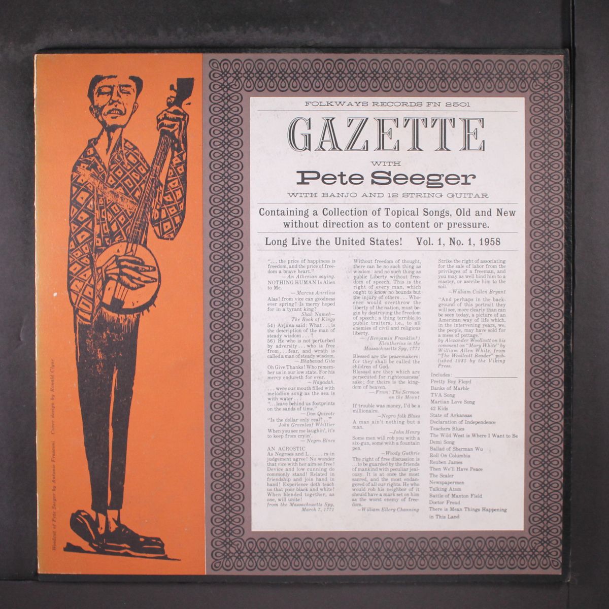 gazette by PETE SEEGER
