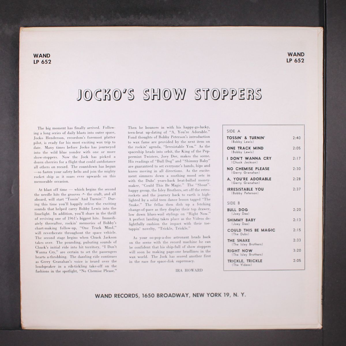 jocko's show stoppers by VARIOUS